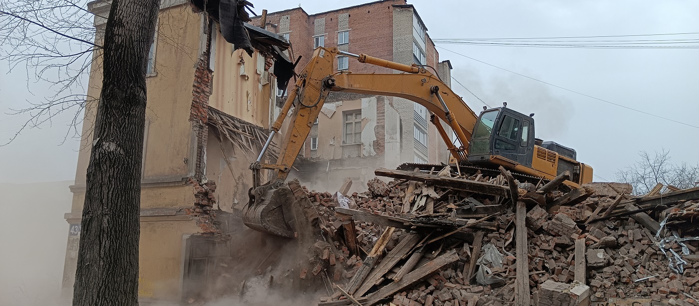 Услуги по сносу и демонтажу старых домов, строений и сооружений в Каспийском